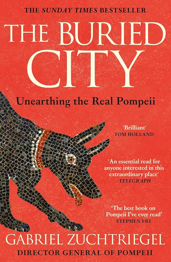 Book cover of The Buried City: Unearthing the Real Pompeii by Gabriel Zuchtriegel